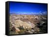 Blue Mesa Overlook, Petrified Forest National Park, Arizona, USA-Bernard Friel-Framed Stretched Canvas