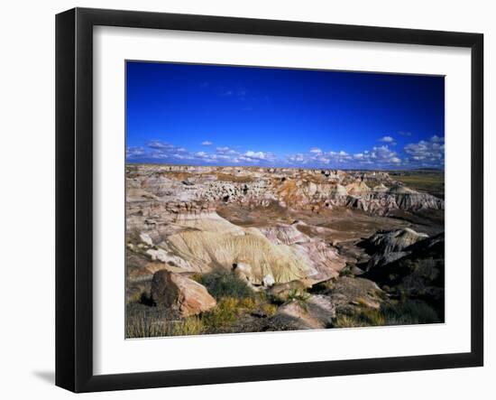 Blue Mesa Overlook, Petrified Forest National Park, Arizona, USA-Bernard Friel-Framed Photographic Print