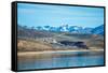 Blue Mesa Reservoir in Gunnison National Forest Colorado-digidreamgrafix-Framed Stretched Canvas