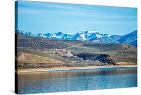 Blue Mesa Reservoir in Gunnison National Forest Colorado-digidreamgrafix-Stretched Canvas