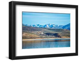 Blue Mesa Reservoir in Gunnison National Forest Colorado-digidreamgrafix-Framed Photographic Print