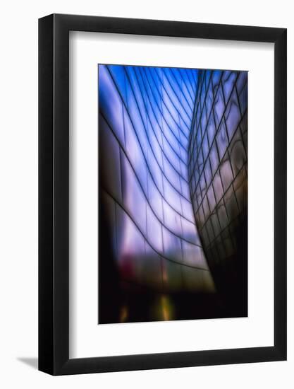 Blue Metropolis-George Oze-Framed Photographic Print