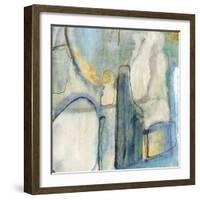 Blue Mirage Illusion-Jacob Q-Framed Art Print