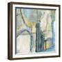 Blue Mirage Illusion-Jacob Q-Framed Art Print