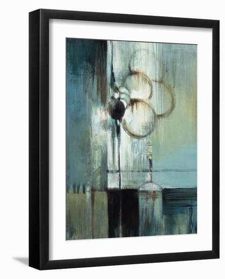 Blue Modern I-Terri Burris-Framed Art Print