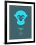 Blue Monkey Multilingual Poster-NaxArt-Framed Art Print