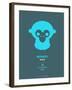 Blue Monkey Multilingual Poster-NaxArt-Framed Art Print