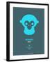 Blue Monkey Multilingual Poster-NaxArt-Framed Art Print