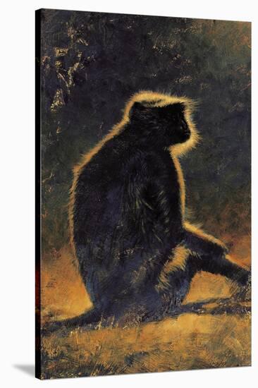 Blue Monkey-Michael Jackson-Stretched Canvas