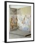 Blue Monkeys, Fresco from B Complex, Room 6 of Akrotiri, Thera-null-Framed Giclee Print