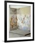 Blue Monkeys, Fresco from B Complex, Room 6 of Akrotiri, Thera-null-Framed Giclee Print