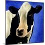 Blue Moo Moo-Will Bullas-Mounted Premium Giclee Print