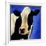 Blue Moo Moo-Will Bullas-Framed Giclee Print