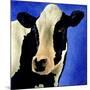 Blue Moo Moo-Will Bullas-Mounted Giclee Print