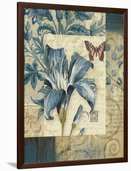 Blue Moods Lily-Pamela Gladding-Framed Art Print