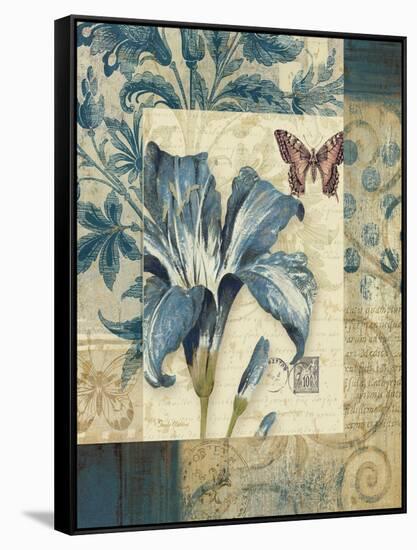 Blue Moods Lily-Pamela Gladding-Framed Stretched Canvas