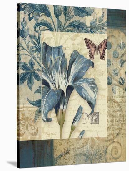 Blue Moods Lily-Pamela Gladding-Stretched Canvas