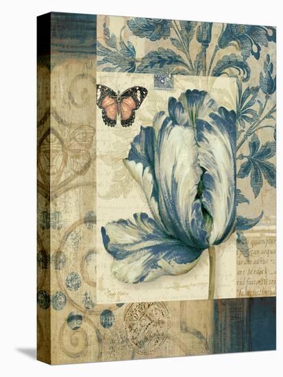 Blue Moods Tulip-Pamela Gladding-Stretched Canvas