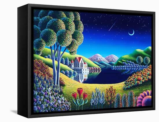 Blue Moon 6-Andy Russell-Framed Stretched Canvas