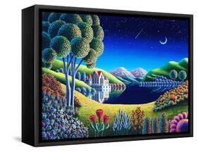 Blue Moon 6-Andy Russell-Framed Stretched Canvas