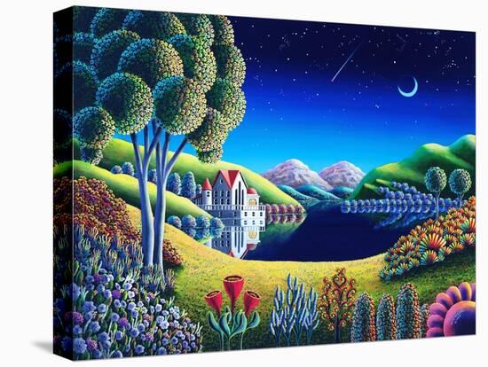 Blue Moon 6-Andy Russell-Stretched Canvas