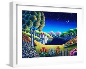 Blue Moon 6-Andy Russell-Framed Art Print