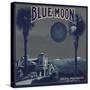 Blue Moon Brand - Los Angeles, California - Citrus Crate Label-Lantern Press-Stretched Canvas