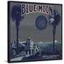 Blue Moon Brand - Los Angeles, California - Citrus Crate Label-Lantern Press-Stretched Canvas