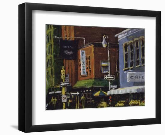 Blue Moon Cafe, New York City-Patti Mollica-Framed Premium Giclee Print