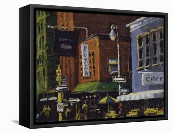 Blue Moon Cafe, New York City-Patti Mollica-Framed Stretched Canvas