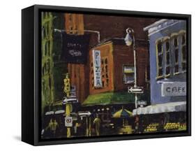 Blue Moon Cafe, New York City-Patti Mollica-Framed Stretched Canvas