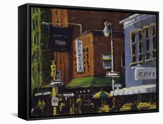 Blue Moon Cafe, New York City-Patti Mollica-Framed Stretched Canvas