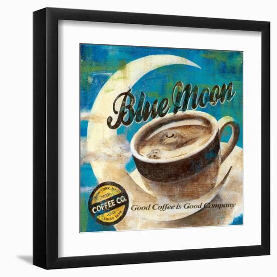 Blue Moon Coffee-Maria Donovan-Framed Art Print