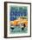 Blue Moon Drive In-null-Framed Giclee Print