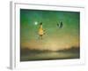 Blue Moon Expedition-Duy Huynh-Framed Art Print