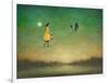 Blue Moon Expedition-Duy Huynh-Framed Art Print