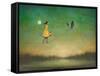 Blue Moon Expedition-Duy Huynh-Framed Stretched Canvas