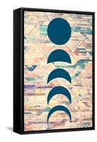 Blue Moon Phases-null-Framed Stretched Canvas