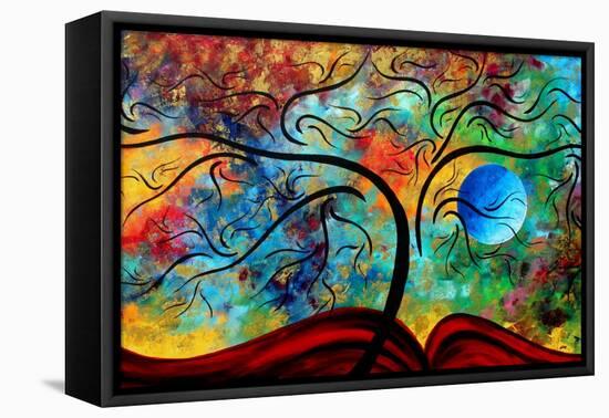 Blue Moon Rising-Megan Aroon Duncanson-Framed Stretched Canvas