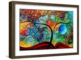 Blue Moon Rising-Megan Aroon Duncanson-Framed Art Print