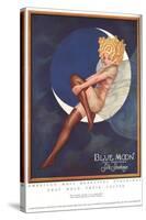 Blue Moon Silk stockings, Womens Glamour Pin-Ups Nylons Hosiery, USA, 1920-null-Stretched Canvas