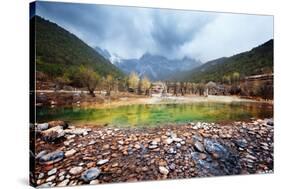 Blue Moon Valley at Lijiang, China-Liang Zhang-Stretched Canvas