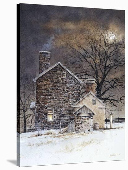 Blue Moon-Ray Hendershot-Stretched Canvas
