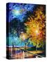 Blue Moon-Leonid Afremov-Stretched Canvas