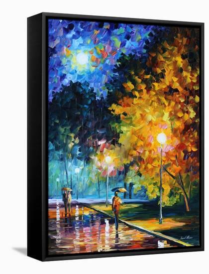 Blue Moon-Leonid Afremov-Framed Stretched Canvas