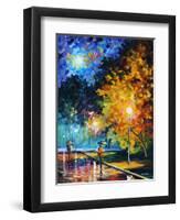 Blue Moon-Leonid Afremov-Framed Art Print