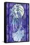 Blue Moon-Linda Ravenscroft-Framed Stretched Canvas