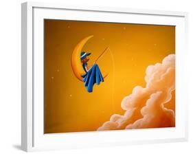 Blue Moon-Cindy Thornton-Framed Art Print