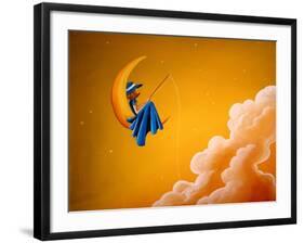 Blue Moon-Cindy Thornton-Framed Art Print