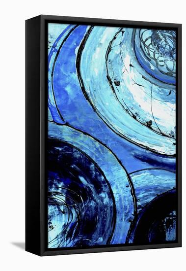 Blue Moons II-Erin Ashley-Framed Stretched Canvas